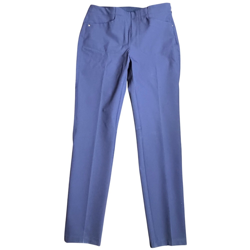 RLX Ralph Lauren Womens Navy Blue Golf Performance Pants Size 6 Stretch Trousers